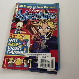 Disney Adventures Magazine March 2003 Comics Video Games Yugi Pokemon Zelda FLAW